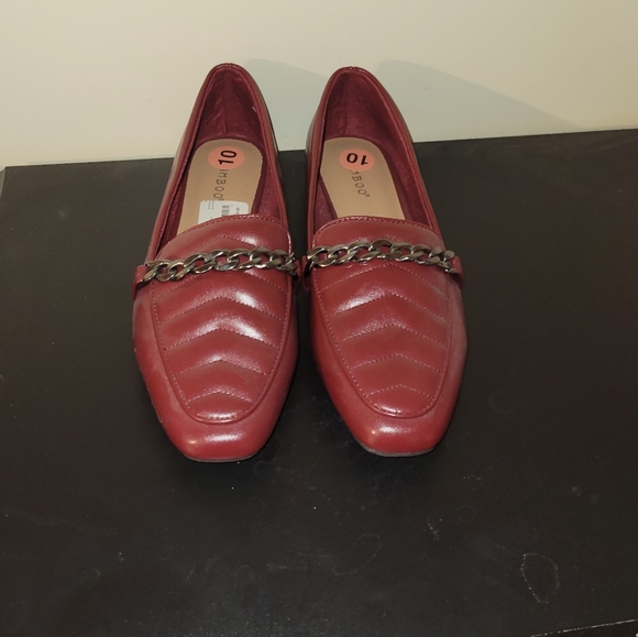 Cute Red Loafers - Picture 2 of 2